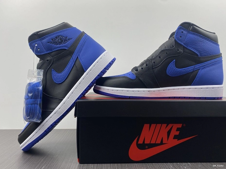 Air Jordan AJ1s 1 555088- 007  Royal 0509